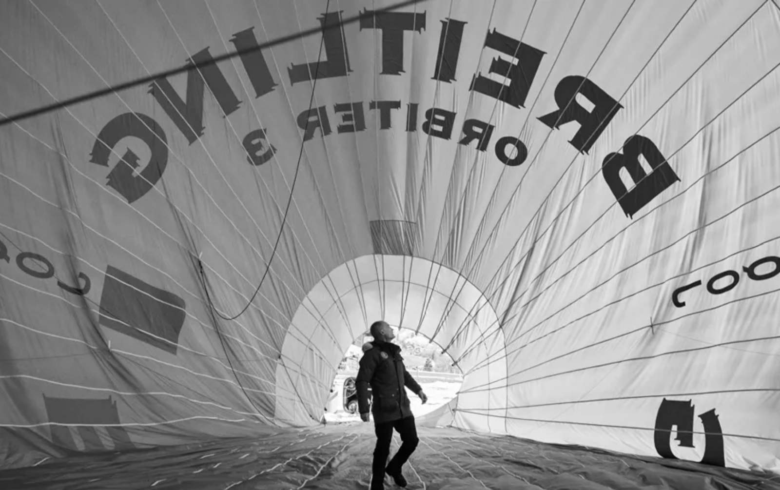 Bertrand Piccard im Ballon der Orbiter III