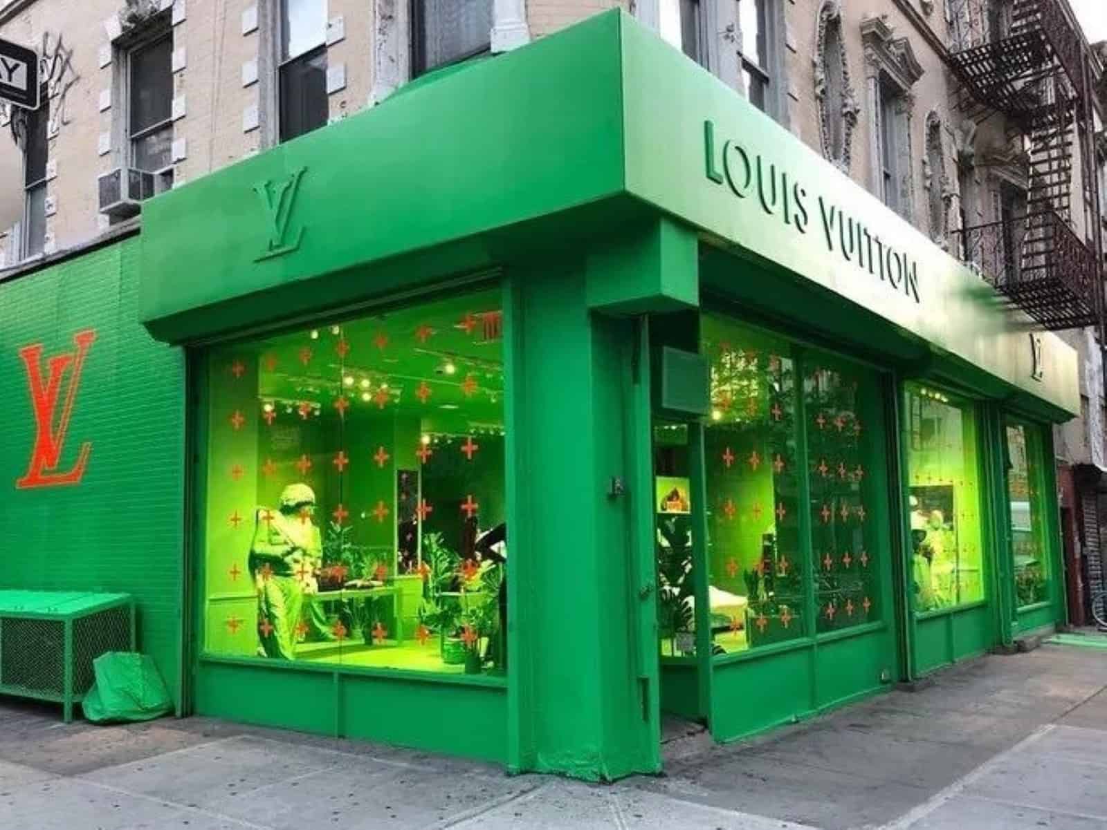 Louis Vuitton Goes Green With Men’s Lower East Side Pop Up Store
