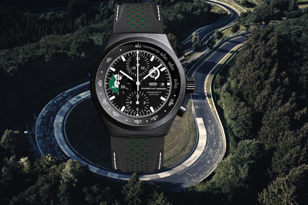 Porsche Design Chronograph 1 – 911 GT3 100 Jahre Nürburgring (C) Uhrenkosmos