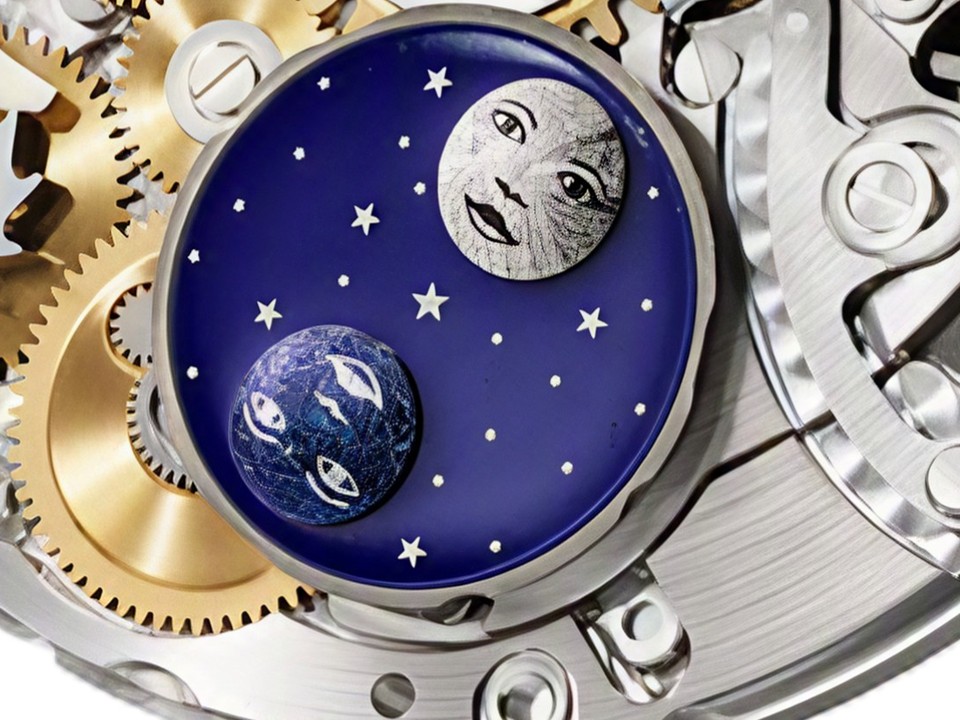 Rolex Perpetual Padellone 2026 Kaliber 7190 Detail Mond-Indikation