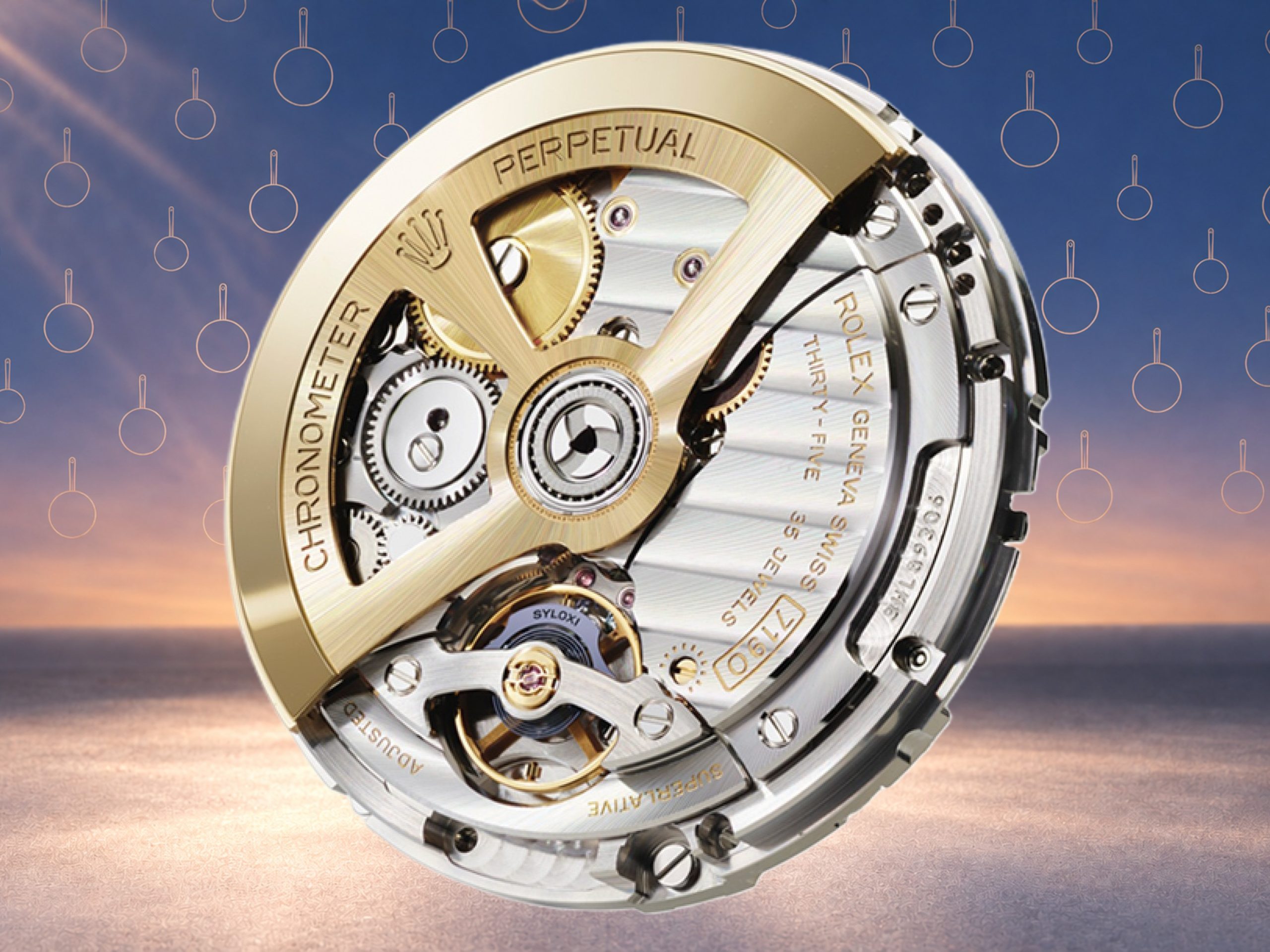 Rolex Perpetual Padellone 2026 Kaliber 7190 Rückseite