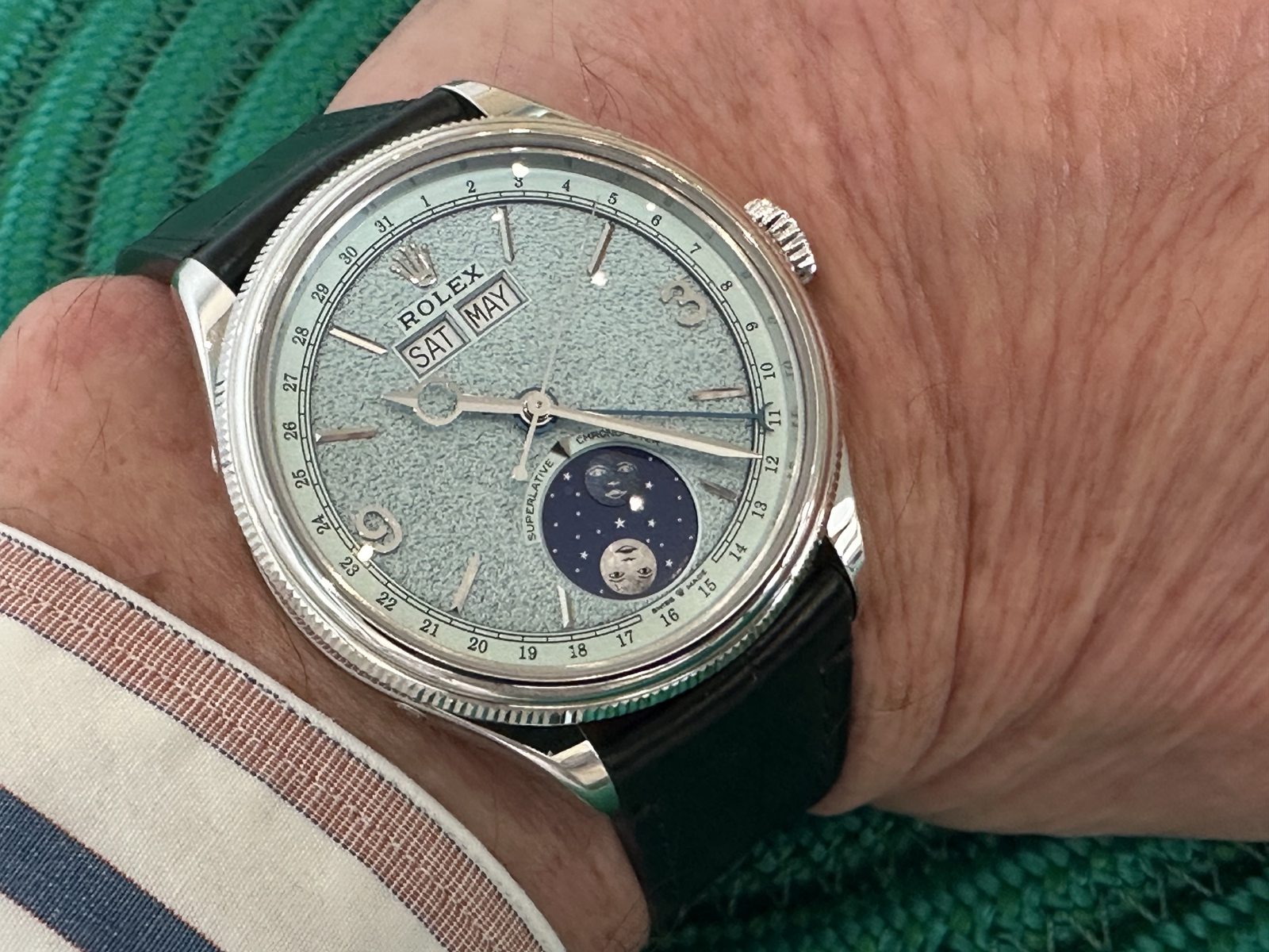 Rolex Perpetual Padellone 2026 Platin wristshot
