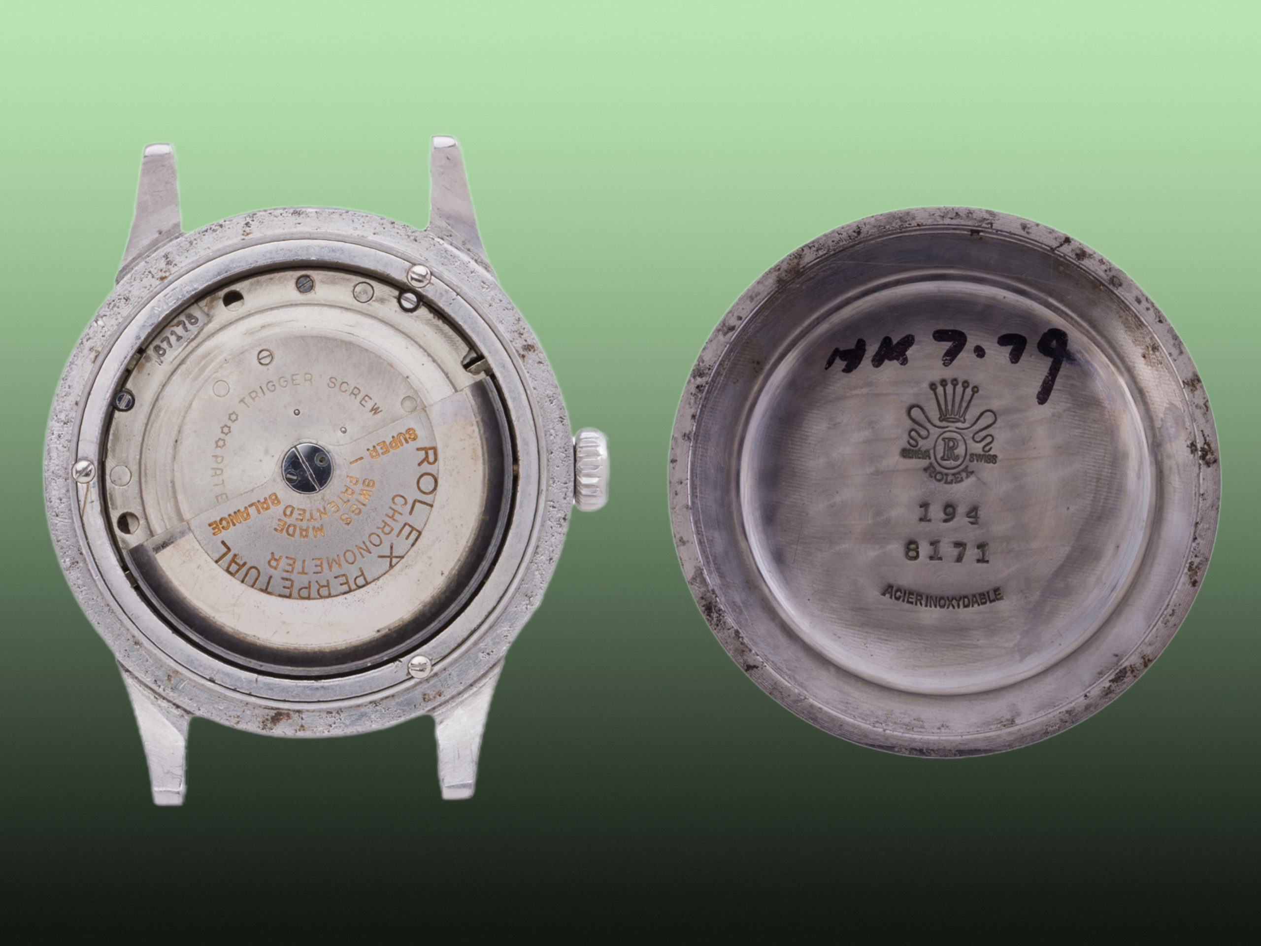 Rolex Perpetual Padellone Vintage Stahl Ref. 8171 RS (Antiquorum)